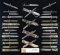 LOT OF ASSORTED BAYONETS & KNIVES.