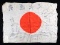 2 JAPANESE HINOMARU STYLE PRAYER FLAGS.