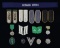 WWII GERMAN MEDALS, SHOULDER STRAPS, COLLAR TABS,
