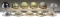 11 MILITARY HELMETS.