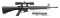 CUSTOM AR-15 BUILT ON ANDERSON AM-15 RECEIVER WITH