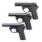3 HK P2A1 SINGLE SHOT FLARE PISTOLS.