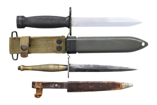 2 MILITARY EDGED WEAPONS.