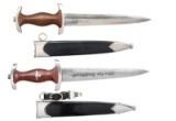 WWII GERMAN NSKK DAGGER & WWII STYLE NSKK DAGGER.