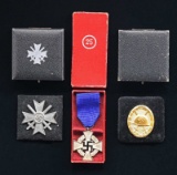 WWII GERMAN MEDALS & BADGES.