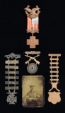 2 DRILL MEDALS, A MARKSMANSHIP MEDAL, A VETERAN'S