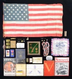 ASSORTED US MILITARIA FROM CIVIL WAR THROUGH WWII.