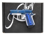 KIMBER MICRO 9 SAPPHIRE SEMI AUTO PISTOL.