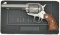 RUGER STAINLESS OLD MODEL VAQUERO REVOLVER.