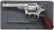 RUGER 22 LR MODEL GP100 STAINLESS DA REVOLVER.