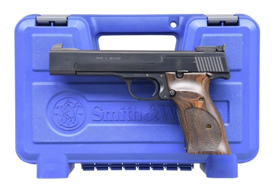 SMITH & WESSON MODEL 41 SEMI-AUTOMATIC PISTOL WITH