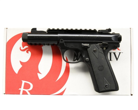 RUGER MARK IV 22/45 TACTICAL SEMI-AUTO PISTOL.