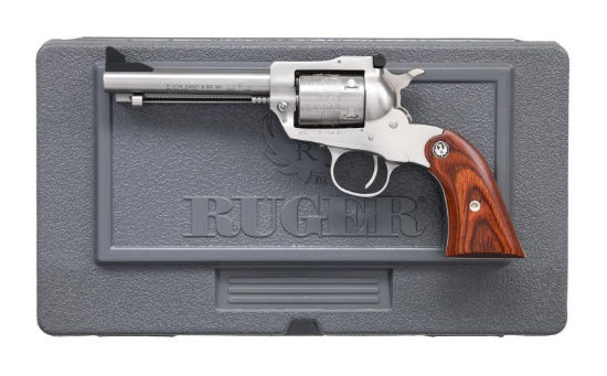 RUGER STAINLESS NEW BEARCAT REVOLVER.