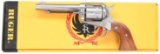 RUGER 44-40 STAINLESS OLD MODEL VAQUERO REVOLVER.