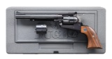 RUGER BLUED NM SINGLE-SIX CONVERTIBLE REVOLVER.