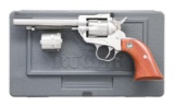 RUGER STAINLESS NEW MODEL SINGLE-SIX REVOLVER.