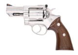 RUGER STAINLESS SECURITY-SIX DA REVOLVER.