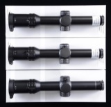 3 HAWKE FRONTIER 30 1-6x24 SCOPES.