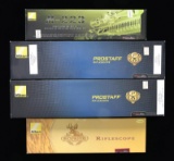 4 BOXED NIKON SCOPES.