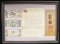 FRAMED GROUP OF CONFEDERATE MEMORABILIA.
