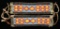 PAIR OF NATIVE AMERICAN STYLE BEAD CUFFS TOGETHER