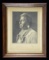 FINE FRAMED PORTRAIT OF CHIEF JOHN TWO GUNS WHITE
