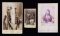 THREE NATIVE AMERICAN PHOTOGRAPHS.