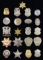 GROUP OF 21 POLICE & LAW ENFORCEMENT BADGES.