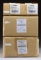 4 SEALED CASES (1,600 RDS. ) 9MM LUGER.