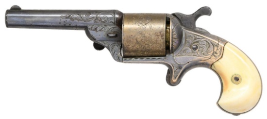 NATIONAL ARMS MOORES PATENT ENGRAVED FRONT LOADING