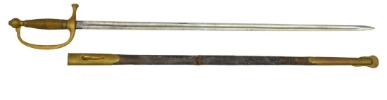US M1840 MUSICIAN’S SWORD BY AMES.