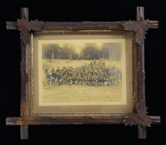 NEVADA VOLUNTEER CAVALRY PHOTO, CIRCA 1890.