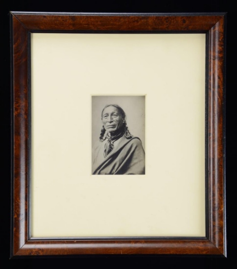 PORTRAIT PHOTOGRAPH OF CHIEF IRON TAIL, THE LAST
