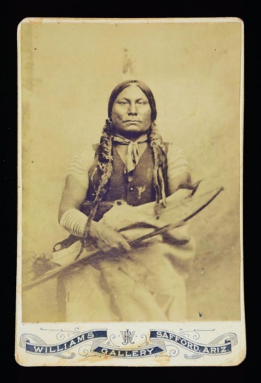 CABINET CARD PHOTO OF CHIEF GALL, LEADER AT LITTLE