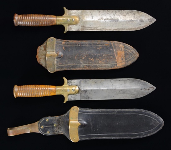 TWO SPRINGFIELD MODEL 1880 ALL PURPOSE KNIVES.