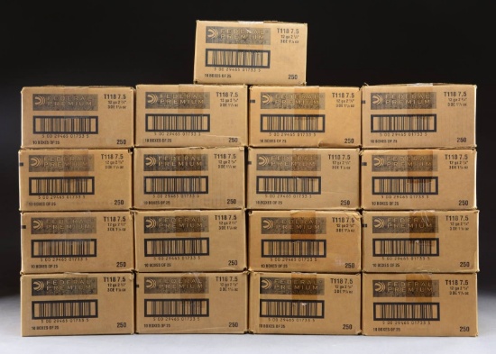 17 CASES (4,250 RDS.) FEDERAL 12 GA., 2 3/4" GOLD