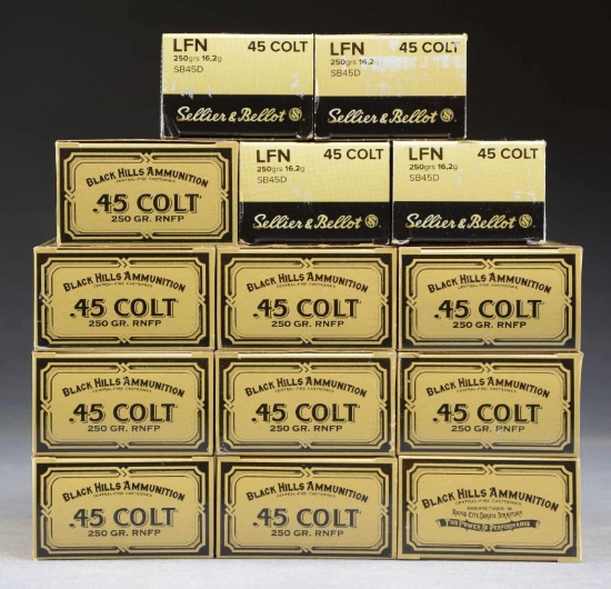 700 RDS. (14 BOXES) OF 45 COLT AMMO