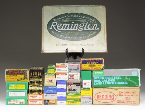 GROUPING OF AMMUNITION, RELOADING EQUIPMENT AND