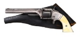 IVORY GRIPPED SMITH & WESSON NO. 2 ARMY REVOLVER