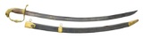 CIRCA 1825-1845 MILITIA EAGLE HEAD SABER.