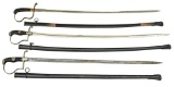 3 IMPERIAL GERMAN DRESS SWORDS.