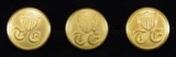 3 TOPOGRAPHICAL ENGINEER BUTTONS.