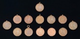13 CIVIL WAR OHIO VETERAN’S MEDALS.