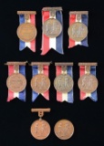 9 CIVIL WAR OHIO VETERAN’S MEDALS.
