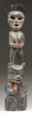 SMALL CARVED TOTEM.