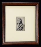 PORTRAIT PHOTOGRAPH OF CHIEF IRON TAIL, THE LAST