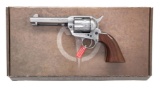TAYLOR 1873 CATTLEMAN WHITE ENGRAVED SA REVOLVER.