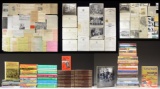 LOT OF 80+ ASSORTED BOOKS & WORLD WAR II EPHEMERA.