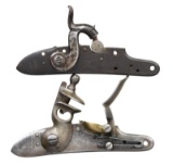 2 US MUSKET LOCKS.