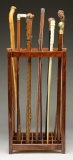 GROUP OF 10 CANES & WALKING STICKS.